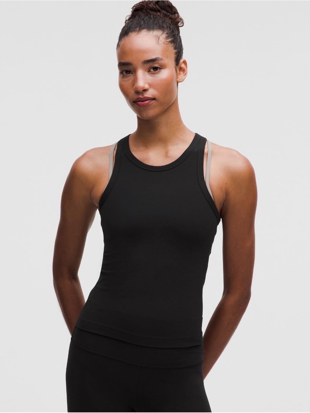 Lululemon Women’s Align Waist-Length Racerback Tank Top Black Size 6